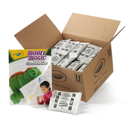 Crayola Model Magic® Modeling Compound Classpack®, White, 1 oz, PK75 BIN236001